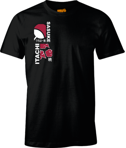 T-shirt Homme -  Naruto - Chibi Sasuke - Itachi - Taille M